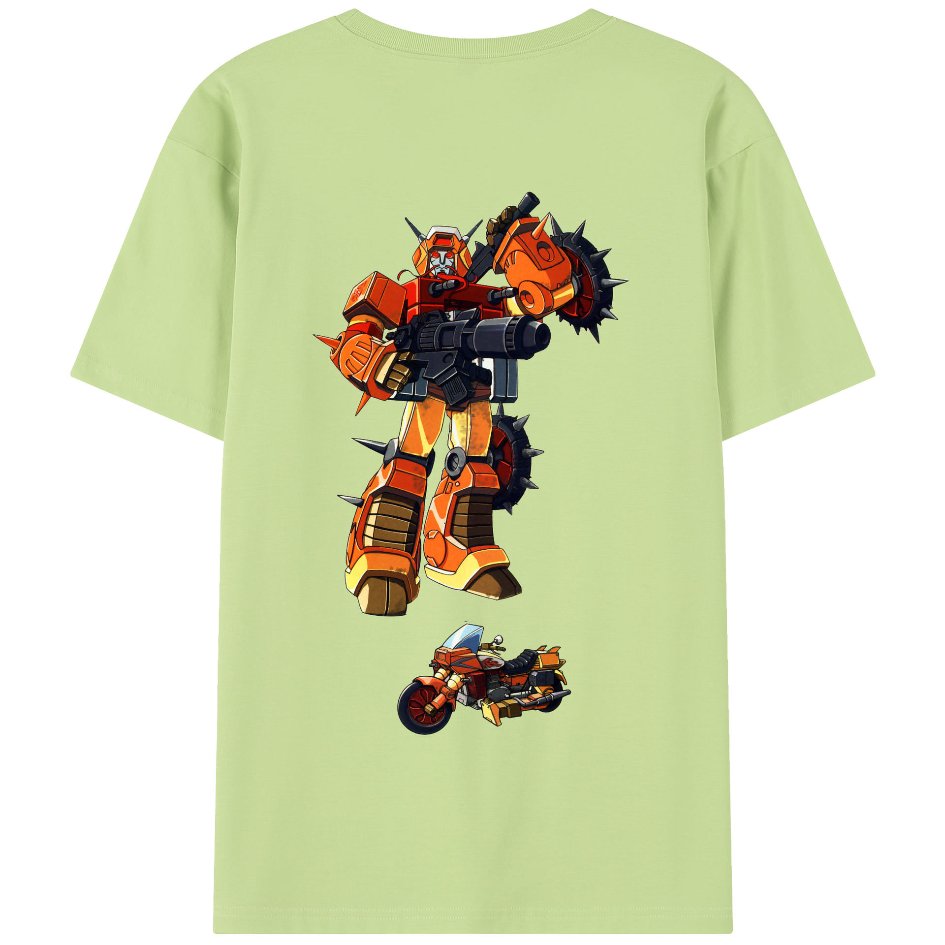 （画像用）  綿100％半袖Tシャツ（背面プリント）
